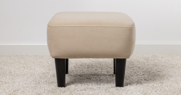 Пуф Дакота ТП 582 велюр Vendetta 02 кремовый