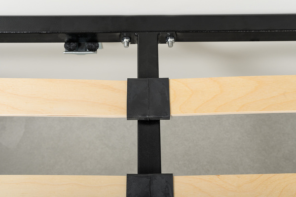 Кровать Эйр 11.46.02 с ортопедическим основанием, белый РЕ шагрень, спальное место 160 х 200