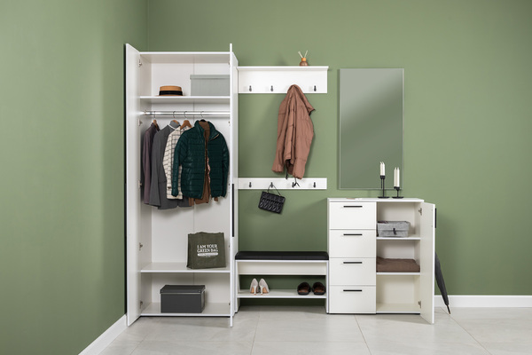 Вешалка навесная Эйр 16.551.02 белый РЕ шагрень