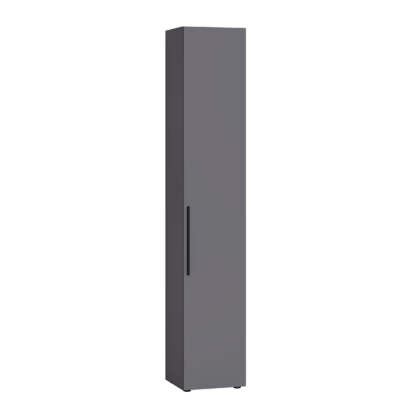 Шкаф-пенал Эйр 16.324.01 серый графит 0162 РЕ, собирается на любую сторону