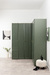 Шкаф-пенал Марион 16.340.01 дымчатый зеленый K521, олива шагрень AG 1050 ПВХ (собирается на любую сторону)