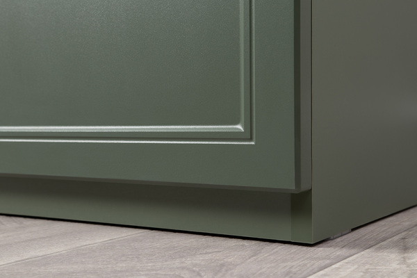 Шкаф угловой Марион 16.339 дымчатый зеленый K521, олива шагрень AG 1050 ПВХ (собирается на любую сторону)