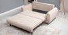 Диван-кровать прямой Оникс ТД 204 велюр Ocean 003 бежевый