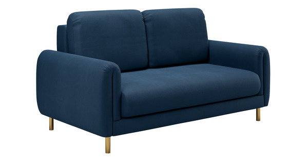 Диван-кровать прямой Оникс ТД 208 велюр Ocean 017 синий