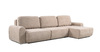 Диван-кровать угловой Тэдди 1502 композиция 3, букле Pique 006 бежевый, модульная система, сборка на любую сторону