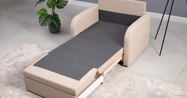 Кресло-кровать Тео (85) ТК 905 велюр Danco 130 светло-бежевый