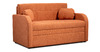 Диван-кровать прямой Тео (120) ТД 907 велюр Danco 412 светло-терракотовый