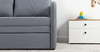 Диван-кровать прямой Юта (120) ТД 520 велюр Вивальди 12 сине-серый