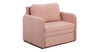 Кресло-кровать Юта (85) ТК 522 велюр Вивальди 27 пастельный коралловый